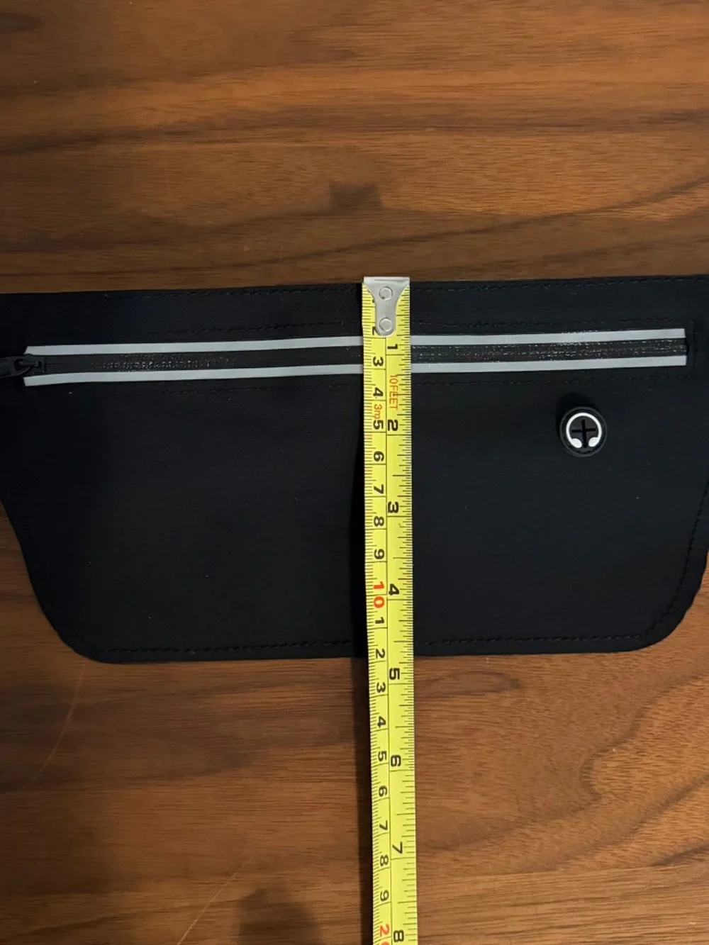 Slim Running Belt Waist Pack for Hiking & Workouts | Black